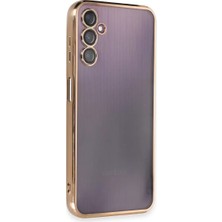 Homestead Newface Samsung Galaxy A14 4g Kılıf Razer Lensli Silikon - Gold