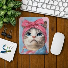 Ghostbastır Design Kedi Baskılı Oyuncu Mousepad 0124