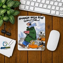 Ghostbastır Design Kedi Sevgisi Baskılı Oyuncu Mousepad 0127