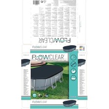 Skygo Flowclear Pvc Branda, Gri, Power Steel Havuz Için