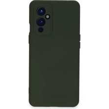 Homestead Newface One Plus 9 Kılıf Nano Içi Kadife Silikon - Koyu Yeşil