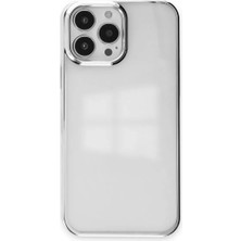 Homestead Newface Apple iPhone 14 Pro Max Kılıf Element Silikon - Gümüş