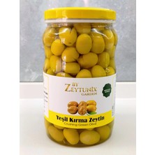 ZeytunixAkhisar Yeşil Domat Kırma Zeytin 1000 gr (Iri Boy)