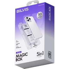 No 35 Concept Newface Apple iPhone 17 Bilvis 5in1 3D Magic Cam Ekran Koruyucu - Siyah
