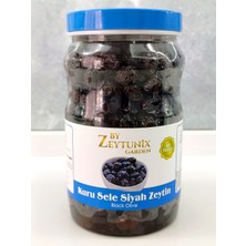 ZeytunixAkhisar Siyah Kuru Sele Zeytin 1000 gr (Az Tuzlu)