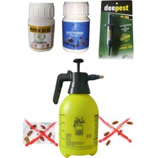 Deepest Tüm Hamamböceği Türleri Için Kokulu Etkili Ilaçlama SETI/PRTX50ML A.PRO50ML Depest Jel 5gr/2lt P.