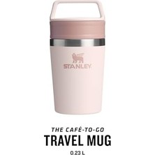 Skygo Cafe To-Go Travel Mug Termos Bardak, 0.23 Litre, Pembe Kuvars (Rose Quartz)