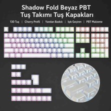 Leaven Folding Shadow 132 Tuş Işık Geçirgen Rgb Uyumlu Pbt Tuş Takım Seti