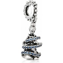cm Jewelry Masal Prensesi Figürlü Çelik Charm