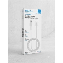 Acl Aura Akse Usb-A’ye Usb-C Yükleme Kablosu