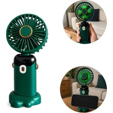 Powermaster PM-25103 Yeşil Kokulu Oynar Başlıklı Taşınabilir Fan Vantilatör