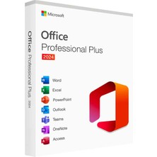 Microsoft Office 2024 Professional Plus | Süresiz Lisans | Word Excel Powerpoint