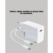 Palmira Demir 120W Güçlü Hızlı Şarj Adaptörü ve Type-C Kablo Seti – Güvenli Şarj Teknolojisi
