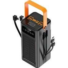 Palmira Demir Güneş Enerjili Hızlı Şarj Powerbank Taşınabilir Yüksek Kapasiteli 80.000