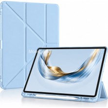 Monsgeek Samsung Galaxy Tab S11 Ultra 14.6 Inç SM-X930 2025 Uyumlu Katlanabilir Kalemlikli Standlı Uyku Modlu Akıllı Tablet Kılıfı