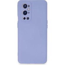 Fantastik Store Newface One Plus 9 Pro Kılıf Nano Içi Kadife Silikon - Mavi