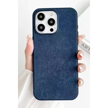 Fantastik Store Newface Apple iPhone 15 Pro Max Kılıf Karen Magsafe Kapak - Lacivert