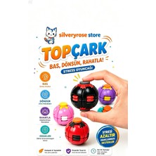 Silveryrose Store Basmalı Stres Çarkı Döndürücü Stres Giderici 3D Baskılı Stres Topu Parmak Ucu Döndürücü Toplar Basarak Döndürün Ithaal Ürün