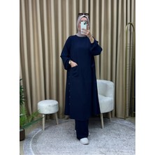Ly Leyo Tekstil Çıtçıtlı Tunik Pantolon Takım
