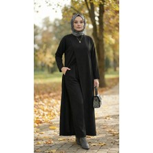 Ly Leyo Tekstil Şakayık Tunik Pantolon Siyah (Kışlık)
