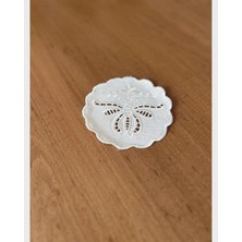 Marys Concept Kelebek Desen Kokteyl Peçete - 6lı Beyaz