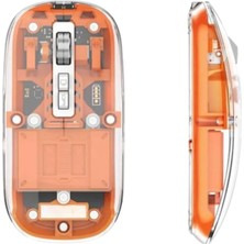 Fantastik Store Şeffaf Kablosuz Mouse Bluetooth Bağlantılı Sessiz Tıklama Yeni Nesil