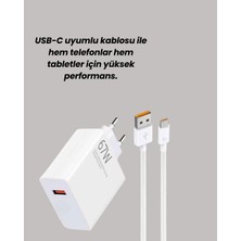 Palmira Demir Type-C Uyumlu 67W Turbo Hızlı Şarj Aleti Akıllı Koruma Sistemli