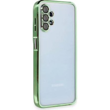 Fantastik Store Newface Samsung Galaxy A13 4g Kılıf Razer Lensli Silikon - Yeşil