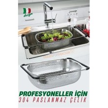 sbodurhome Transformacion Lavabo Süzgeci Ayarlanabilir Kevgir 304 Paslanmaz Çelik 721523