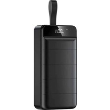 Palmira Demir Powerbank 50.000 Mah Dijital Göstergeli Taşınabilir 4 Portlu Hızlı Powerbank Yeni Nesil