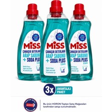 TeknoKapsül Miss Çamaşır Deterjanı Arap Sabunu Etkili 3 Adet 1500 ml