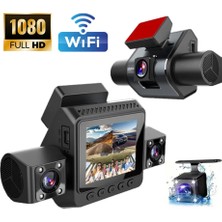 Palmira Demir 4 Kanallı Araç Kamerası Full Hd Gece Görüşlü Geniş Açılı Kayıt Sistemi
