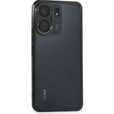 Fantastik Store Newface Xiaomi Redmi 13C Kılıf Razer Lensli Silikon - Siyah