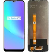 Palmira Demir Realme C25 Dokunmatik Ekran (Siyah)