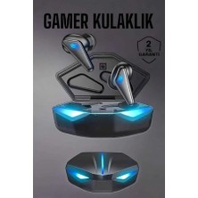 Palmira Demir Bluetooth Oyuncu Kulaklığı LED Işıklı Kablosuz Anc Özelliği