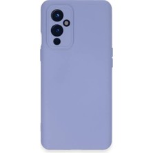 Fantastik Store Newface One Plus 9 Kılıf Nano Içi Kadife Silikon - Lila