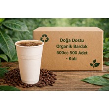 Ekolojik Ambalaj Doğa Dostu 500CC Ekolojik Bardak 500 Adet - Koli