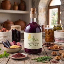 Hatay Akkız Yöresel Acısız Şalgam 1000 ml