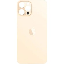 Fantastik Store iPhone 12 Pro Arka Pil Kapağı (Cam) Gold