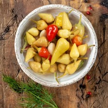 Hatay Akkız Yöresel Karışık Biber Turşusu 600 Gram