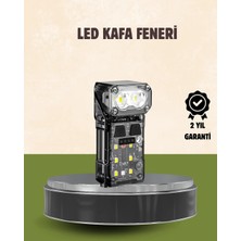 Palmira Demir 3’ü 1 Arada LED Far Şarj Edilebilir Sensörlü Manyetik 10 Saat Kullanım