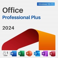 Microsoft Office 2024 Pro Plus Dijital Lisans | Ömür Boyu Kullanım