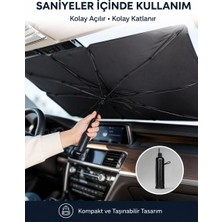 Renault Symbol Dacia Sandero Opel Corsa Ford Ka Peugeot 208 Uyumlu Oto Şemsiye Yeni - HPSBYI1736-5