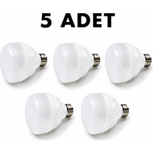 Uzman Dörtler - Ledx 20W Kristal Torch Ampul 6500K Beyaz 5 Adet