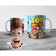 Pixxa Woody Toy Story Tabanı Ağız Desenli Kupa Bardak