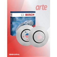 Arte Toyota Avensis 2008-2018 Uyumlu | Bosch Ön ve Arka Fren Diski Seti | 4 Adet | Orijinal Bosch