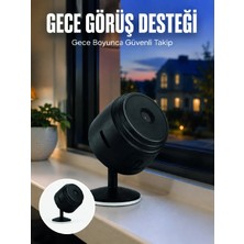 Shoplet A9 Şarjlı Mini Ip Kamera Hd Kablosuz Güvenlik Kamerası Micro Sd Kart Destekli