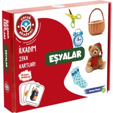 Çocuk Akademi İlk Adım Zeka Kartı Eşyalar TeknoKapsül 24 Kart ile Eğlenceli Öğrenme