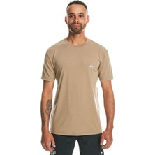 Quiksilver Coastal Run Ss Erkek Kahverengi Günlük Stil T-Shirt EQYKT04311-34054
