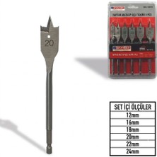 Filo Yaprak Matkap Ucu Takımı 6pcs